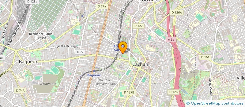 localisation de l'entreprise ECOR TRANSPORTS à CACHAN