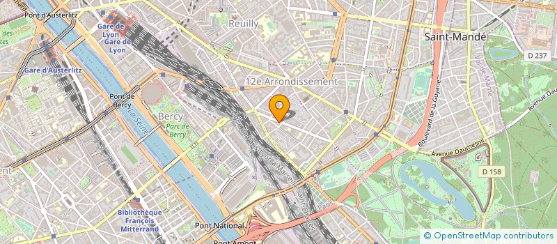 localisation de l'entreprise ECORAMA à PARIS