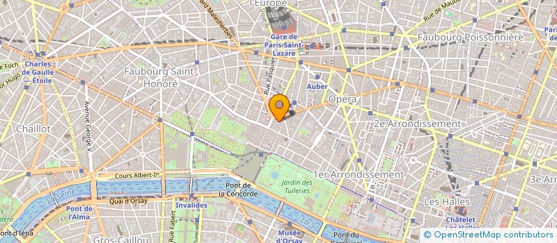 localisation de l'entreprise ECORATIO SARL à PARIS