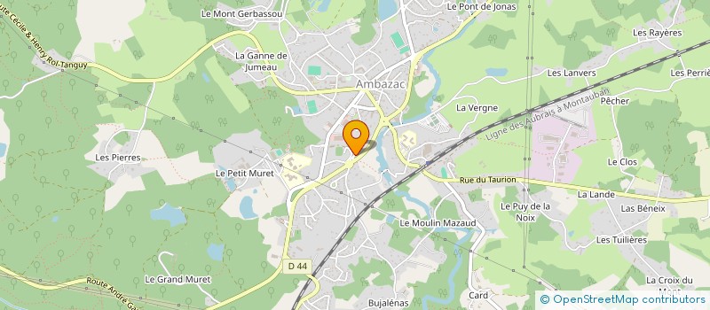 localisation de l'entreprise ECORCE HABITAT à SAINT-SYLVESTRE