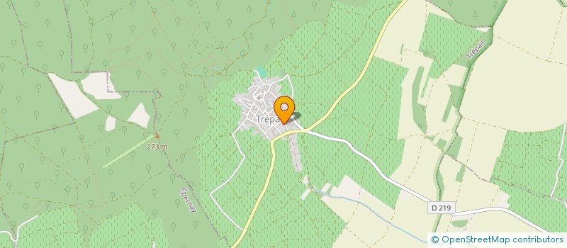 localisation de l'entreprise ECORCHARD-PETIT  TREPAIL