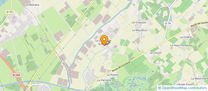 localisation de l'entreprise ECOREF à SAINT-JULIEN-DE-CONCELLES