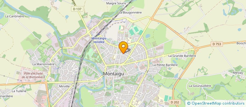 localisation de l'entreprise ECORENOV à MONTAIGU-VENDEE