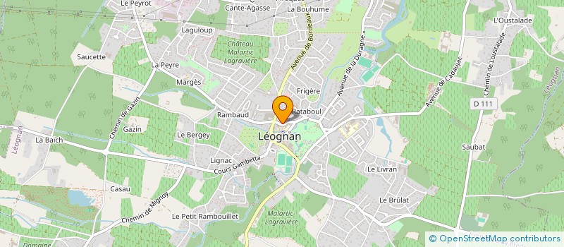 localisation de l'entreprise ECORENOV à LEOGNAN