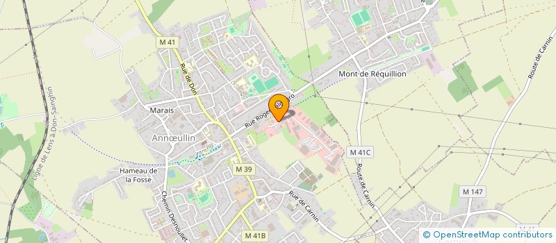 localisation de l'entreprise ECOREP à ANNŒULLIN