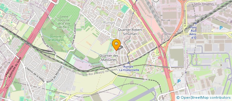 localisation de l'entreprise ECORESO AUTONOMIE VAL D'OISE  RUNGIS