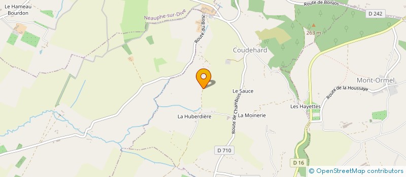 localisation de l'entreprise ECORESTOR à COUDEHARD