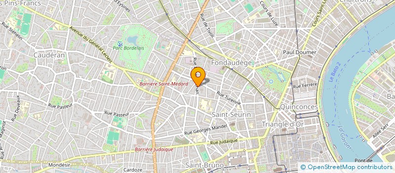 localisation de l'entreprise ECORETECH  BORDEAUX