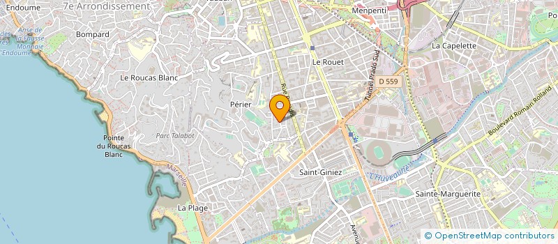 localisation de l'entreprise ECOREVA à MARSEILLE