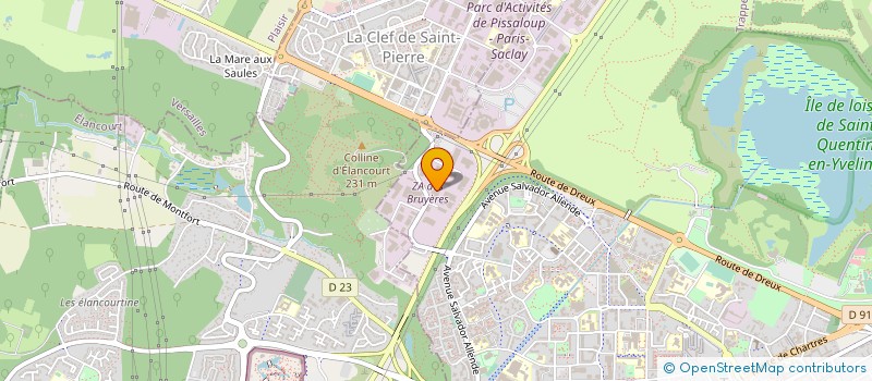 localisation de l'entreprise ECORFRANCE à TRAPPES