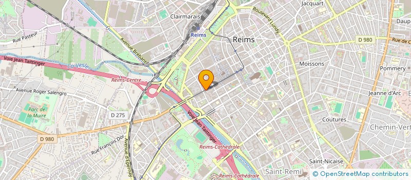 localisation de l'entreprise ECORINI  REIMS