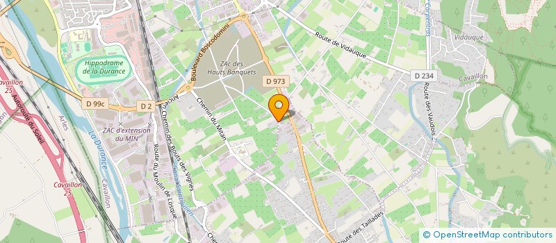 localisation de l'entreprise ECORUCHE SUD à CHEVAL-BLANC