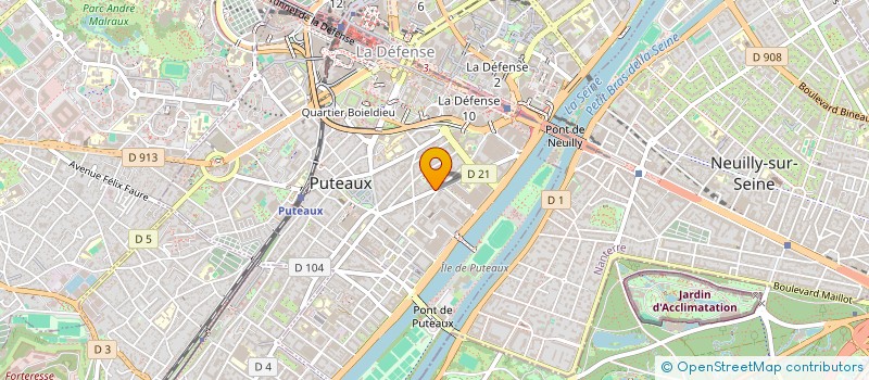 localisation de l'entreprise ECOSANSO à PUTEAUX