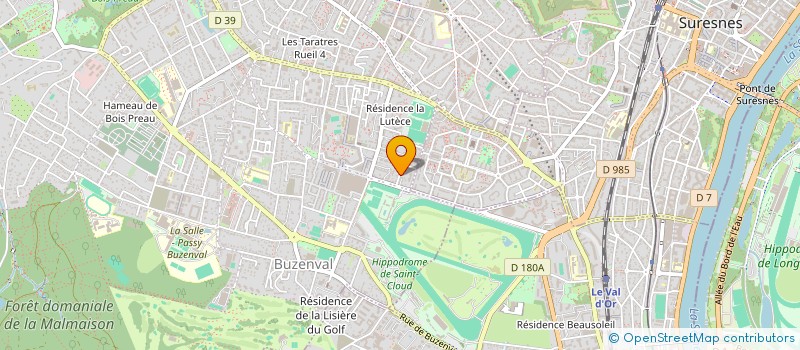 localisation de l'entreprise ECOSANTE EN SCENE à RUEIL-MALMAISON