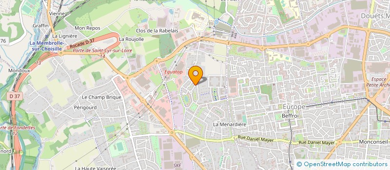 localisation de l'entreprise ECOSAVE  SAINT-CYR-SUR-LOIRE