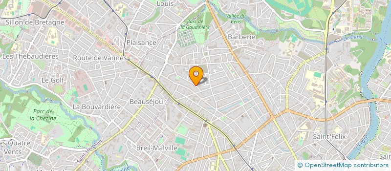 localisation de l'entreprise ECOSCOPE ASSOCIATION  NANTES