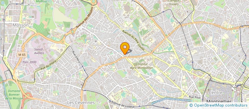localisation de l'entreprise ECOSEC à MONTPELLIER