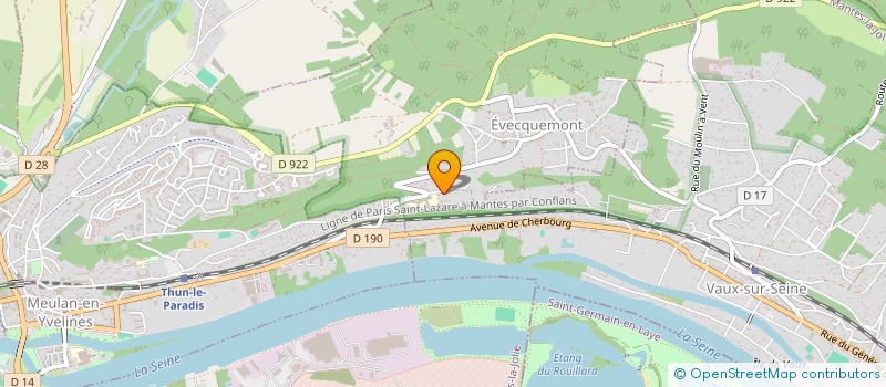 localisation de l'entreprise ECOSEINE  EVECQUEMONT