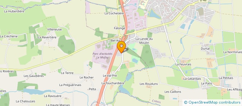 localisation de l'entreprise ECOSELECT  BOURG-DES-COMPTES