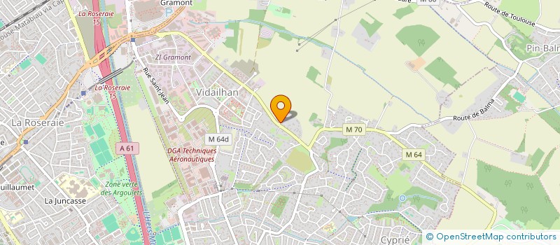 localisation de l'entreprise ECOSEME  BALMA