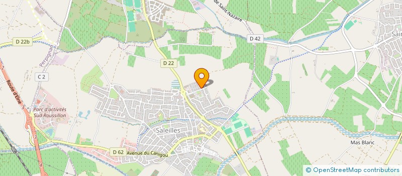 localisation de l'entreprise ECOSERVICES 66  SALEILLES