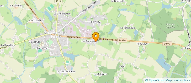 localisation de l'entreprise ECOSITE à SAINT-GERMAIN-DU-BOIS