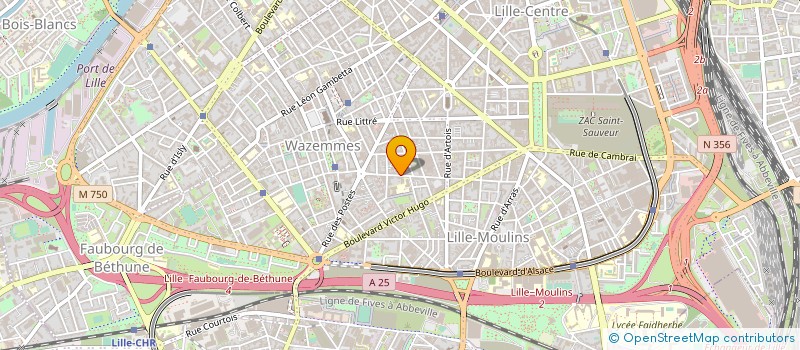 localisation de l'entreprise ECOSIUM à LILLE