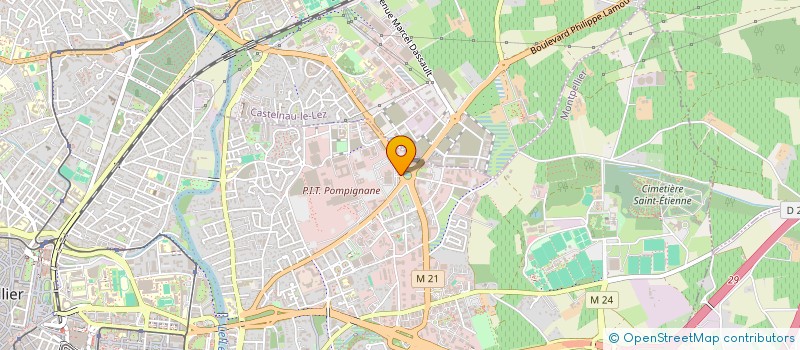 localisation de l'entreprise ECOSM à MONTPELLIER