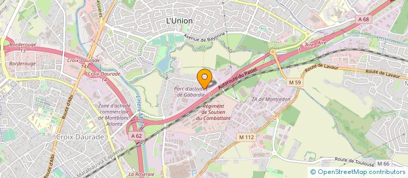 localisation de l'entreprise ECOSOL 6 à TOULOUSE