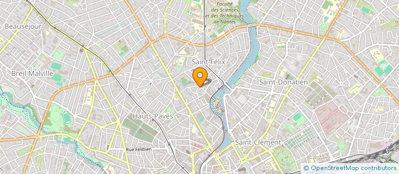 localisation de l'entreprise ECOSOL à NANTES