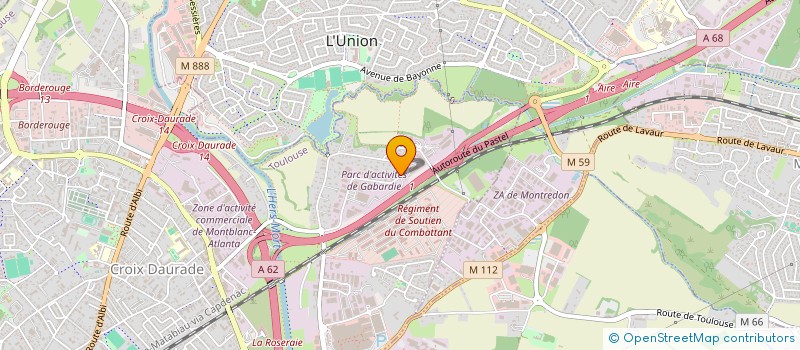 localisation de l'entreprise ECOSOL 9 à TOULOUSE