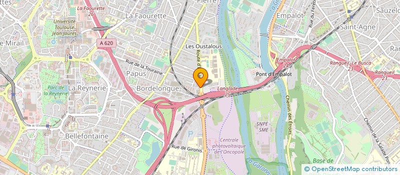 localisation de l'entreprise ECOSOLAR EXPERTISE à TOULOUSE