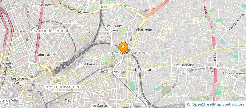 localisation de l'entreprise ECOSOM INTERNATIONAL à MARSEILLE