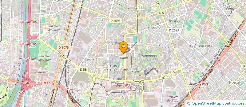 localisation de l'entreprise ECOSPH'R  GRENOBLE