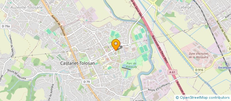 localisation de l'entreprise ECOSPHERE à CASTANET TOLOSAN