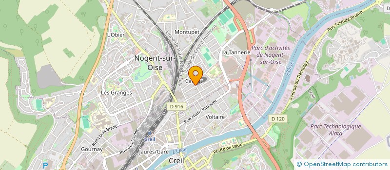 localisation de l'entreprise ECOSPRAY CONCEPT  NOGENT-SUR-OISE