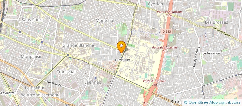 localisation de l'entreprise ECOSSIM-R2C  LYON