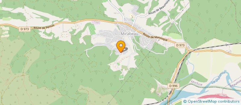 localisation de l'entreprise ECOSTRUCTION à MIRABEAU