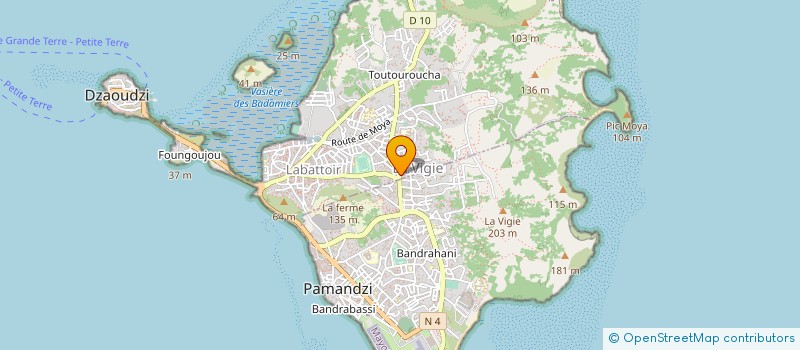 localisation de l'entreprise ECOSTYLE à PAMANDZI