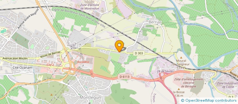 localisation de l'entreprise ECOSUN  BERRIAC