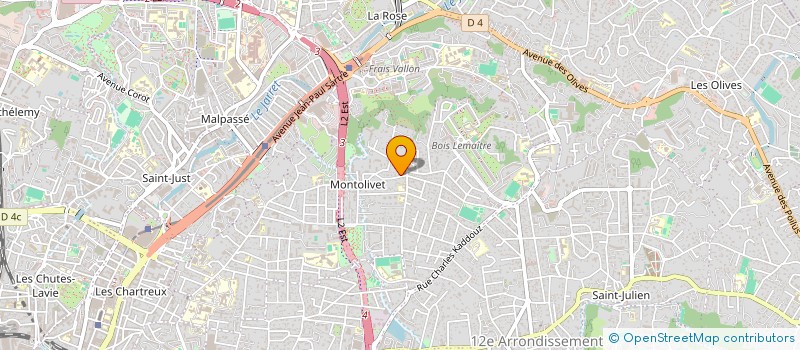 localisation de l'entreprise ECOSUN PROVENCE à MARSEILLE
