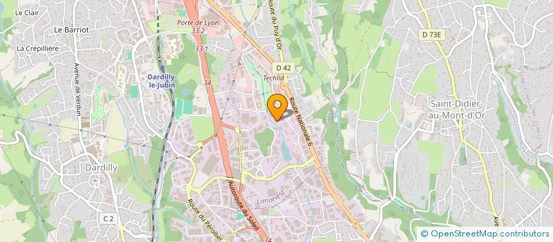 localisation de l'entreprise ECOSYSTEM DEVELOPPEMENT DURABLE  LIMONEST