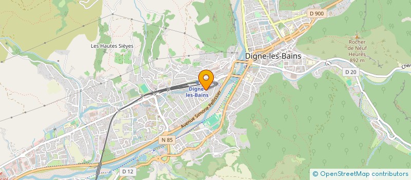 localisation de l'entreprise ECOSYSTEME à DIGNE-LES-BAINS