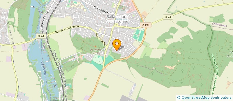 localisation de l'entreprise ECOSYSTEME IMAGINA  BALLANCOURT-SUR-ESSONNE