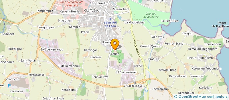 localisation de l'entreprise ECOSYSTEME LETIEZ à SAINT-POL-DE-LEON