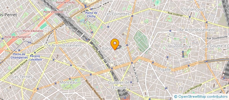 localisation de l'entreprise ECOSYSTEMIA  PARIS