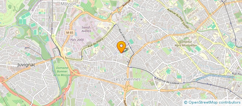 localisation de l'entreprise ECOTEAM à MONTPELLIER