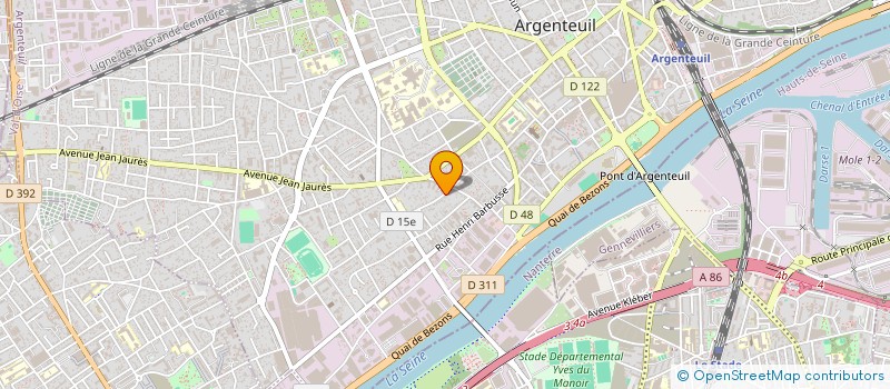 localisation de l'entreprise ECOTEC à ARGENTEUIL