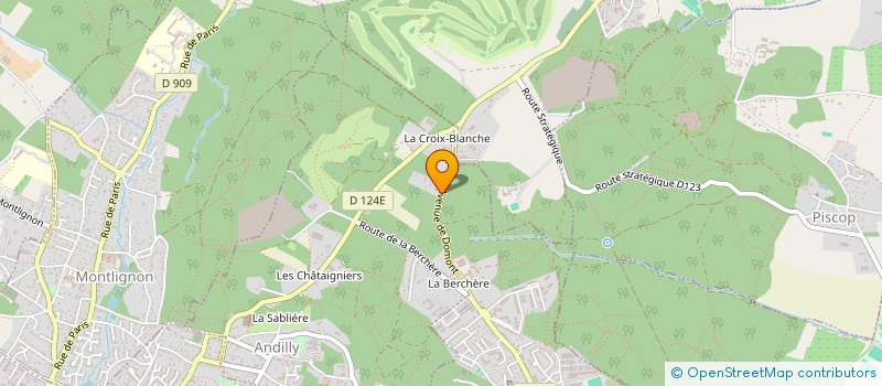 localisation de l'entreprise ECOTEC à ANDILLY