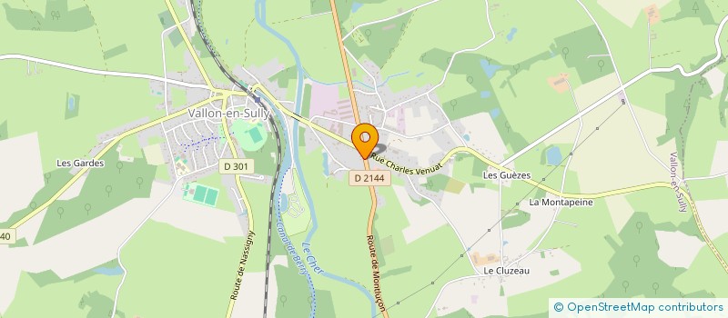 localisation de l'entreprise ECOTEC à ESTIVAREILLES